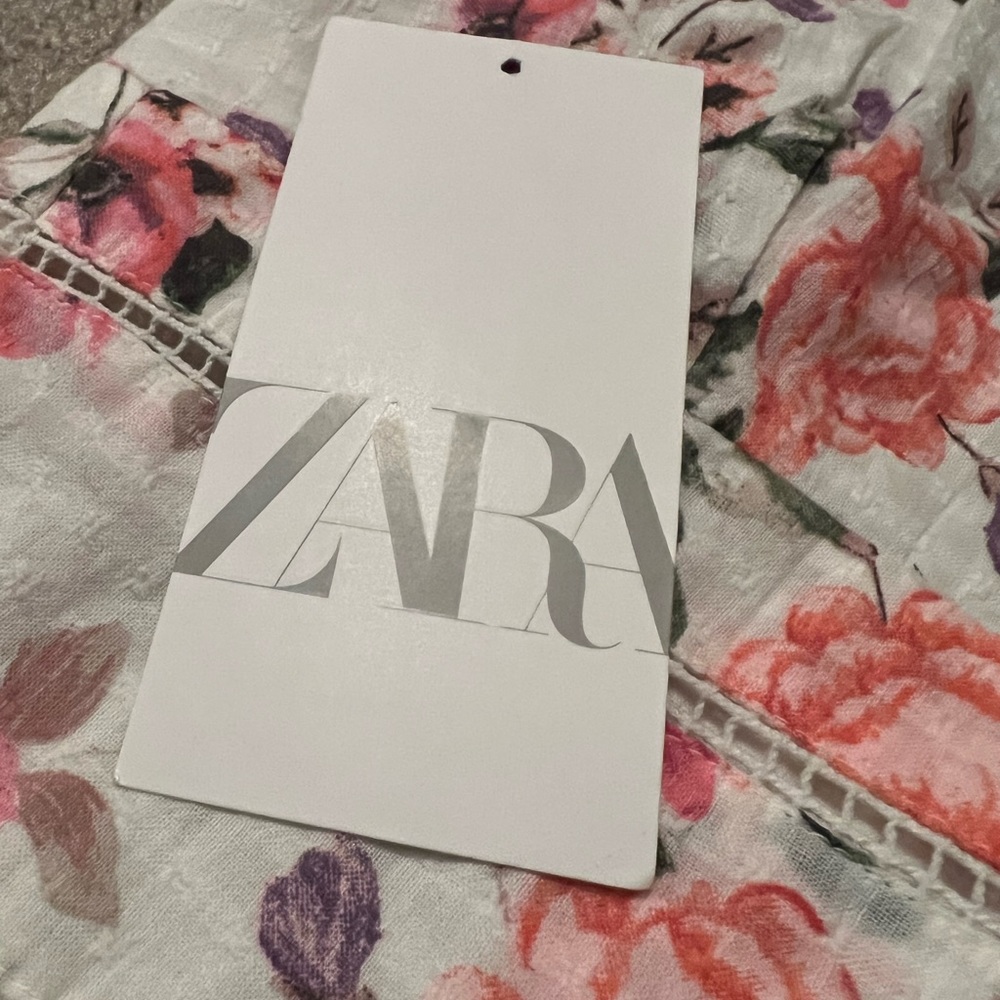 Zara Floral Bralette Summer Strappy Top